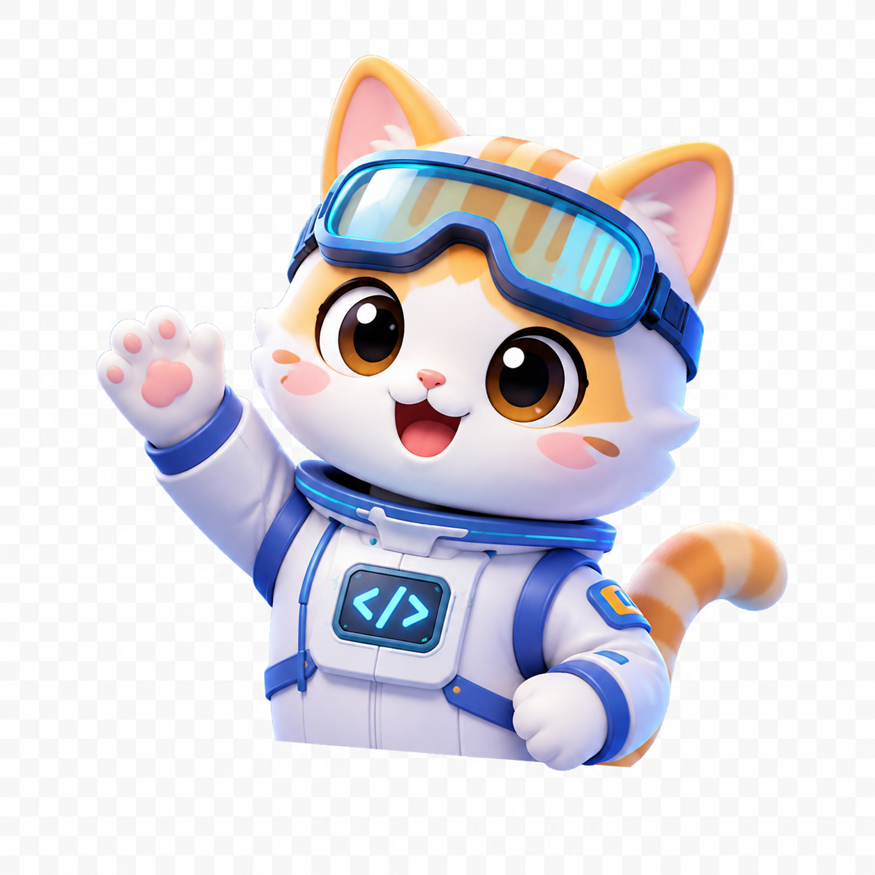 创客小猫吉祥物